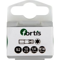 Bit Torsion 1/4 DIN3126 C6,3 T40x25mm 10er Pack FORTIS"