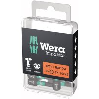 Bit Impaktor 1/4 DIN 3126 C6,3 T20x25mm 10er Pack Wera"