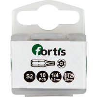 Bit zähhart 1/4 DIN3126 C6,3 T25x25mm mit Bohrung...