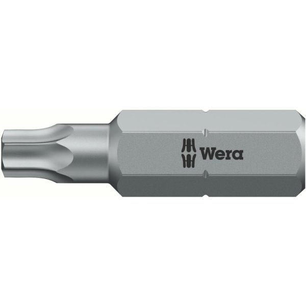 Bit zähhart 1/4 DIN 3126 C6,3 T10x25mm mit Bohrung Wera"