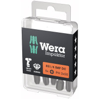 Bit Impaktor 1/4 DIN 3126 E6,3 PH3x50mm 5er Pack Wera"