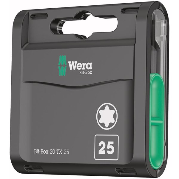 Bit-Großpack Spender T25x25mm zähhart a 20 Stück Wera