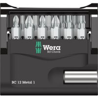 Bit-Satz Bit-Check 12 Metal 1 Wera