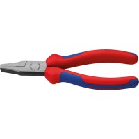 Flachzange poliert mit Mehrkomponenten-Griffen 140mm KNIPEX