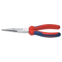 Storchschnabelzange verchromt gerade mit Mehrkomponenten-Griffen 200mm KNIPEX