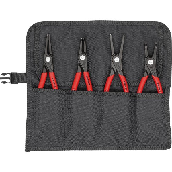 Sicherungsringzangen-SatzPräzision in Rolltasche 4-teilig KNIPEX