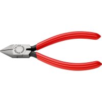 Seitenschneider Elektronik Spitzkopf 125mm poliert KNIPEX