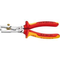 Abisolier-/Kabelschere VDE mit Mehrkomponenten-Griffen 180mm qmm KNIPEX