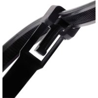 Kabelbinder Nylon schwarz280x7,5mm a100Stück lösbar SapiSelco