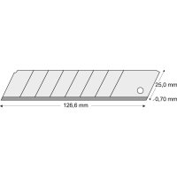 Abbrechklinge 25mm Pack a 10 Stück LUTZ BLADES