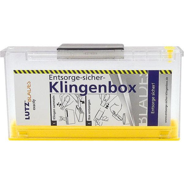 Sicherheits-Klingenbox 120x65x25mm LUTZ BLADES